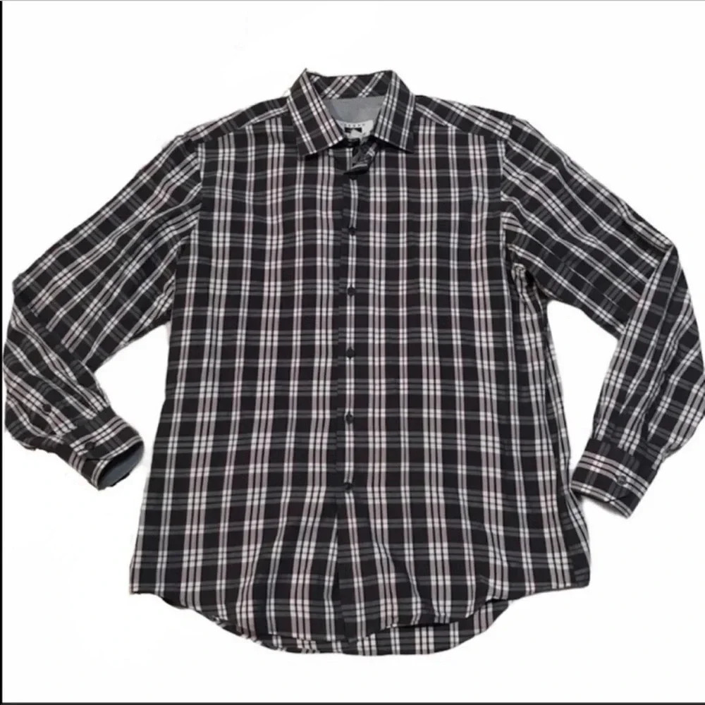 Joseph Abboud Black Long Sleeve Shirt Size Medium